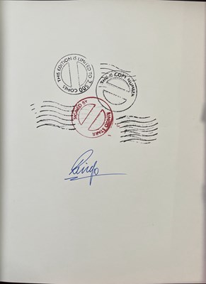 Lot 127 - THE BEATLES - GENESIS PUBLICATIONS - POSTCARDS FROM THE BOYS - RINGO STARR SIGNED BOOK.
