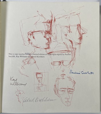Lot 129 - THE LIFE & ART OF STUART SUTCLIFFE GENESIS BOOK - ASTRID KIRCHHERR SIGNED.