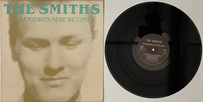 Lot 1049 - THE SMITHS - STRANGEWAYS, HERE WE COME LP (UK GREEN LETTERING COPY - ROUGH 106)