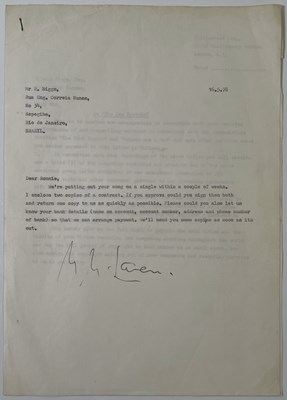 Lot 535 - THE SEX PISTOLS - 1978 LETTER TO RONNIE BIGGS SIGNED BY MALCOLM MCLAREN.