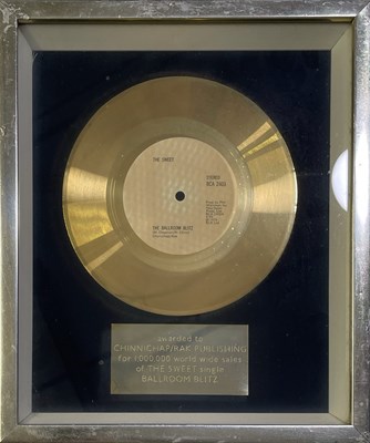 Lot 85 - FRAMED MUSIC MEMORABILIA - JANET JACKSON SIGNED / CELINE DION AWARD.
