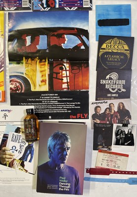 Lot 86 - ASSORTED MUSIC PROMO MEMORABILIA INC RARE MICHAEL JACKSON INVITES