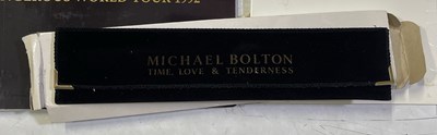 Lot 86 - ASSORTED MUSIC PROMO MEMORABILIA INC RARE MICHAEL JACKSON INVITES