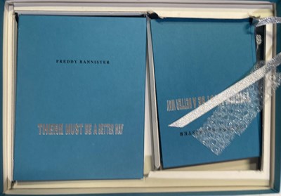 Lot 87 - FREDDIE BANNISTER BOX SET WITH POSTER / FRAMED PRINTS.