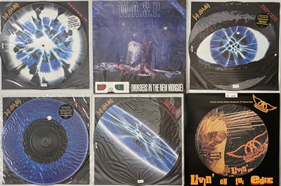 Lot 1201 - 12" COLLECTION - METAL, HARD ROCK, HAIR-METAL, ALT-ROCK - PICTURE-DISCS, COLOURED, LIMITED