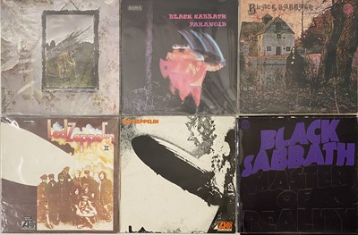 Lot 1246 - BLACK SABBATH / LED ZEPPELIN - LP PACK