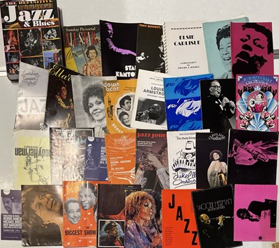 Lot 88 - JAZZ - PROGRAMMES/SCRAPBOOK/CDS/DVDS ETC.