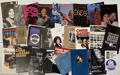 Lot 88 - JAZZ - PROGRAMMES/SCRAPBOOK/CDS/DVDS ETC.