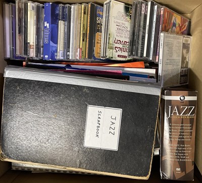 Lot 88 - JAZZ - PROGRAMMES/SCRAPBOOK/CDS/DVDS ETC.