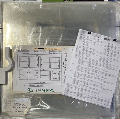 Lot 90 - ROXY MUSIC - ORIGINAL DESIGN/PRODUCTION MATERIALS FOR DIGIBOOK RELEASES.