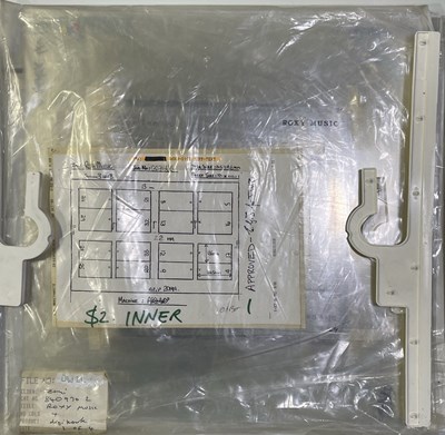 Lot 90 - ROXY MUSIC - ORIGINAL DESIGN/PRODUCTION MATERIALS FOR DIGIBOOK RELEASES.