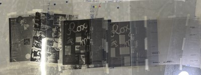Lot 90 - ROXY MUSIC - ORIGINAL DESIGN/PRODUCTION MATERIALS FOR DIGIBOOK RELEASES.
