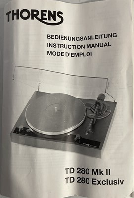 Lot 41 - THORENS TD280 MKII TURNTABLE.