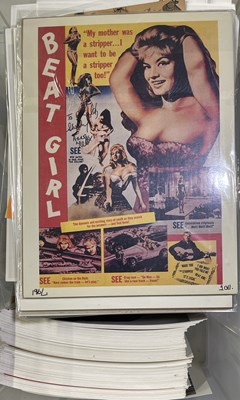 Lot 91 - HUGE COLLECTION OF 1950S ADVERTISING / POSTER DESIGNS - REPRODUCTIONS.