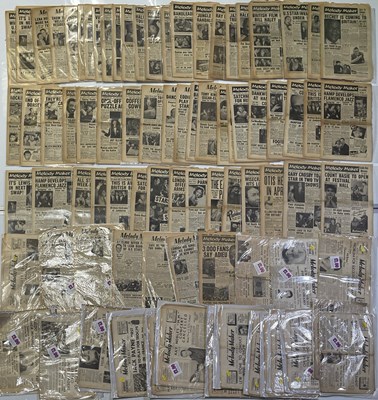 Lot 134 - LARGE COLLECTION OF MAGAZINES INC MELODY MAKER 1950S.