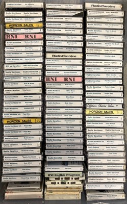 Lot 92 - RADIO CAROLINE - LARGE COLLECTION OF TAPES, BOOKS AND MEMORABILIA.