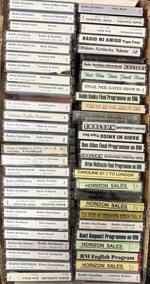 Lot 92 - RADIO CAROLINE - LARGE COLLECTION OF TAPES, BOOKS AND MEMORABILIA.