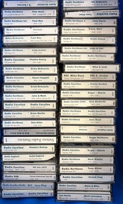Lot 92 - RADIO CAROLINE - LARGE COLLECTION OF TAPES, BOOKS AND MEMORABILIA.