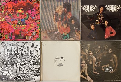Lot 1356 - CREAM / HENDRIX + RELATED LP COLLECTION