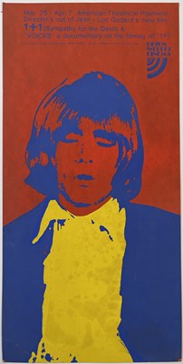 Lot 545 - THE ROLLING STONES - ORIGINAL US WINDOW CARD FOR '1+1' (SYMPATHY FOR THE DEVIL).