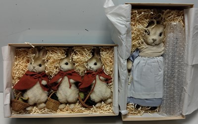 Lot 21 - R. JOHN WRIGHT BEATRIX POTTER LIMITED EDITION FELT DOLL PACK