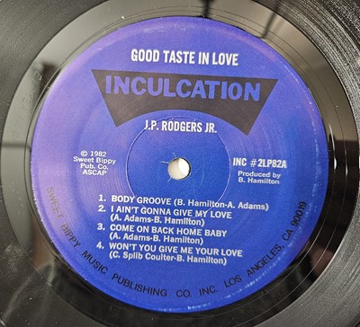 Lot 161 - JP RODGERS JR - 'GOOD TASTE IN LOVE' 1982 PRIVATE BOOGIE DISCO LP