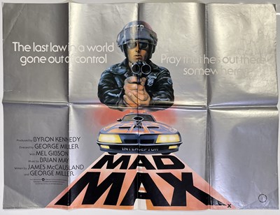 Lot 276 - MAD MAX (1979) - ORIGINAL UK QUAD POSTER.