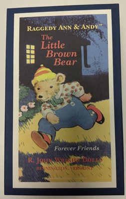 Lot 42 - R. JOHN WRIGHT RAGGEDY ANN THE LITTLE BROWN BEAR LIMITED EDITION DOLL