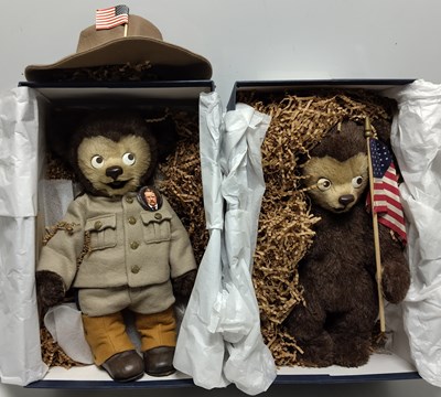 Lot 78 - R JOHN WRIGHT BERRYMAN AND ROUGH RIDER BEARS 2002