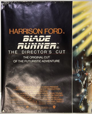 Lot 280 - BLADE RUNNER (1982) - ORIGINAL 1992 DIRECTOR'S CUT UK QUAD POSTER.