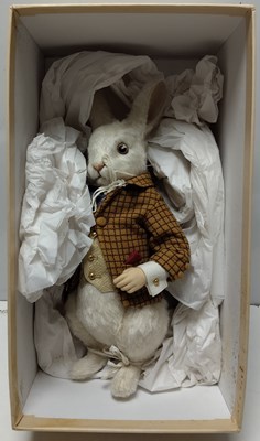 Lot 54 - R. JOHN WRIGHT ALICE IN WONDERLAND WHITE RABBIT LIMITED EDITION DOLL