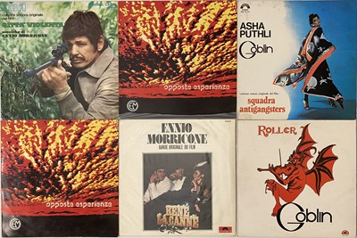 Lot 179 - GOBLIN, MORRICONE, SOUNDTRACKS/HORROR PACK - ORIGINAL/EARLY PRESS LP'S