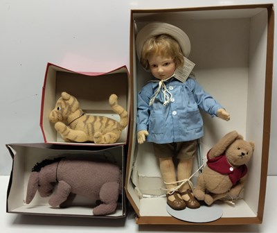 Lot 98 - R JOHN WRIGHT WINNIE THE POOH, CHRISTOPHER ROBIN AND FRIENDS 1986