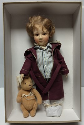 Lot 104 - R JOHN WRIGHT CHRISTOPHER ROBIN AND POOH BEDTIME