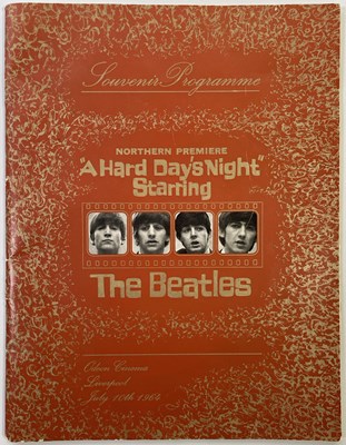 Lot 714 - THE BEATLES - A FULLY SIGNED LIVERPOOL PREMIERE PROGRAMME FOR 'A HARD DAY'S NIGHT'.