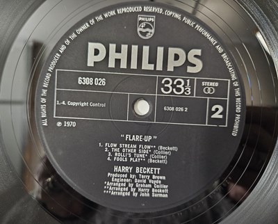 Lot 194 - HARRY BECKETT - FLARE UP - UK 1970 ORIGINAL PRESS. RARE BRITISH JAZZ LP