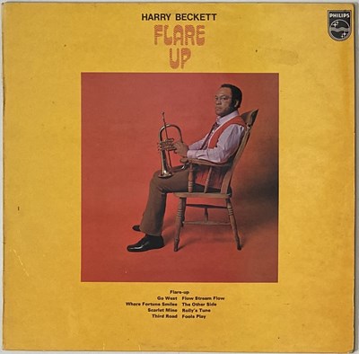 Lot 194 - HARRY BECKETT - FLARE UP - UK 1970 ORIGINAL PRESS. RARE BRITISH JAZZ LP