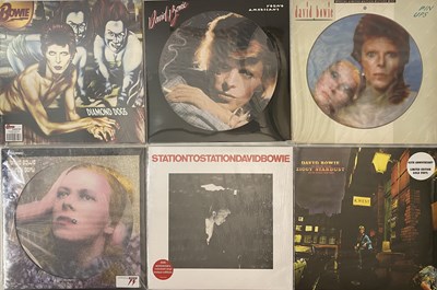 Lot 305 - DAVID BOWIE LPS - COLOURED VINYL ANNIVERSARY & PICTURE DISCS