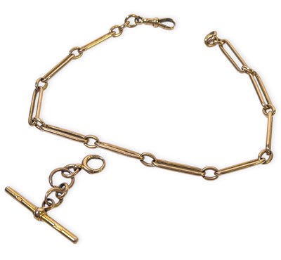 Lot 1 - 15CT GOLD POCKET WATCH CHAINS
