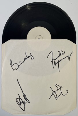 Lot 553 - QUEEN - FULLY SIGNED 'A KIND OF MAGIC' WHITE LABEL TEST PRESSING.