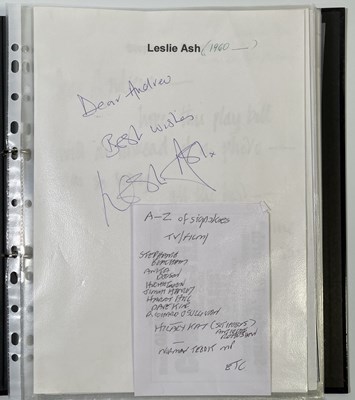 Lot 204 - A-Z OF FILM / TV AUTOGRAPHS.