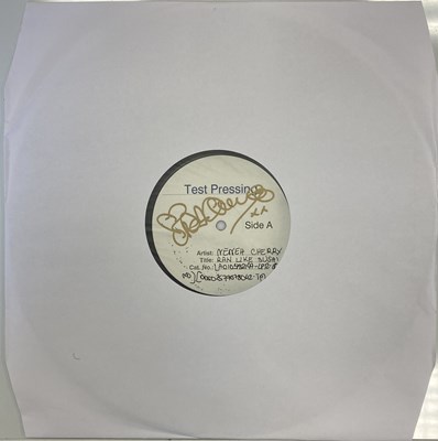 Lot 112 - NENEH CHERRY SIGNED WHITE LABEL TEST PRESSING.
