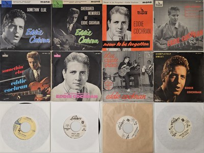 Lot 2 - EDDIE COCHRAN UK EP'S & USA LIBERTY 7" COLLECTION
