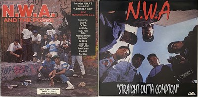 Lot 11 - ORIGINAL UK/USA N.W.A. LP BUNDLE - STRAIGHT OUTTA COMPTON & NWA & THE POSSE