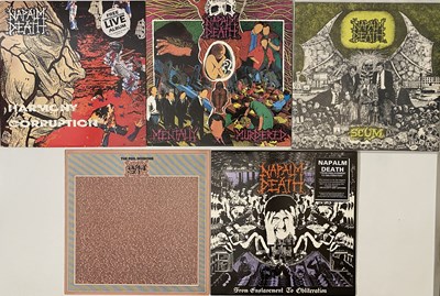 Lot 15 - NAPALM DEATH - LP / 12" RARITIES PACK