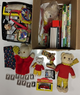 Lot 347 - RUPERT BEAR BOOKS, TOYS AND COLLECTABLES.