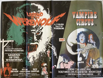Lot 139 - LEGEND OF THE WEREWOLF / VAMPIRE CIRCUS FILM POSTER.