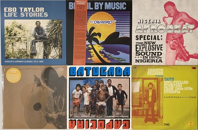 Lot 14 - RARE WORLD MUSIC COMPILATIONS & REPRESSINGS - AFROBEAT/LATIN/JAZZ/ARABIC PT.1