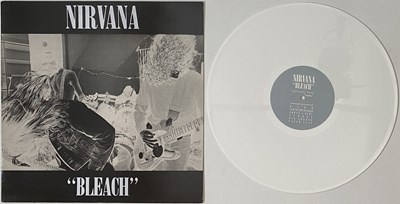 Lot 56 - NIRVANA - BLEACH LP (UK ORIGINAL - LIMITED WHITE VINYL - TUPLP6)