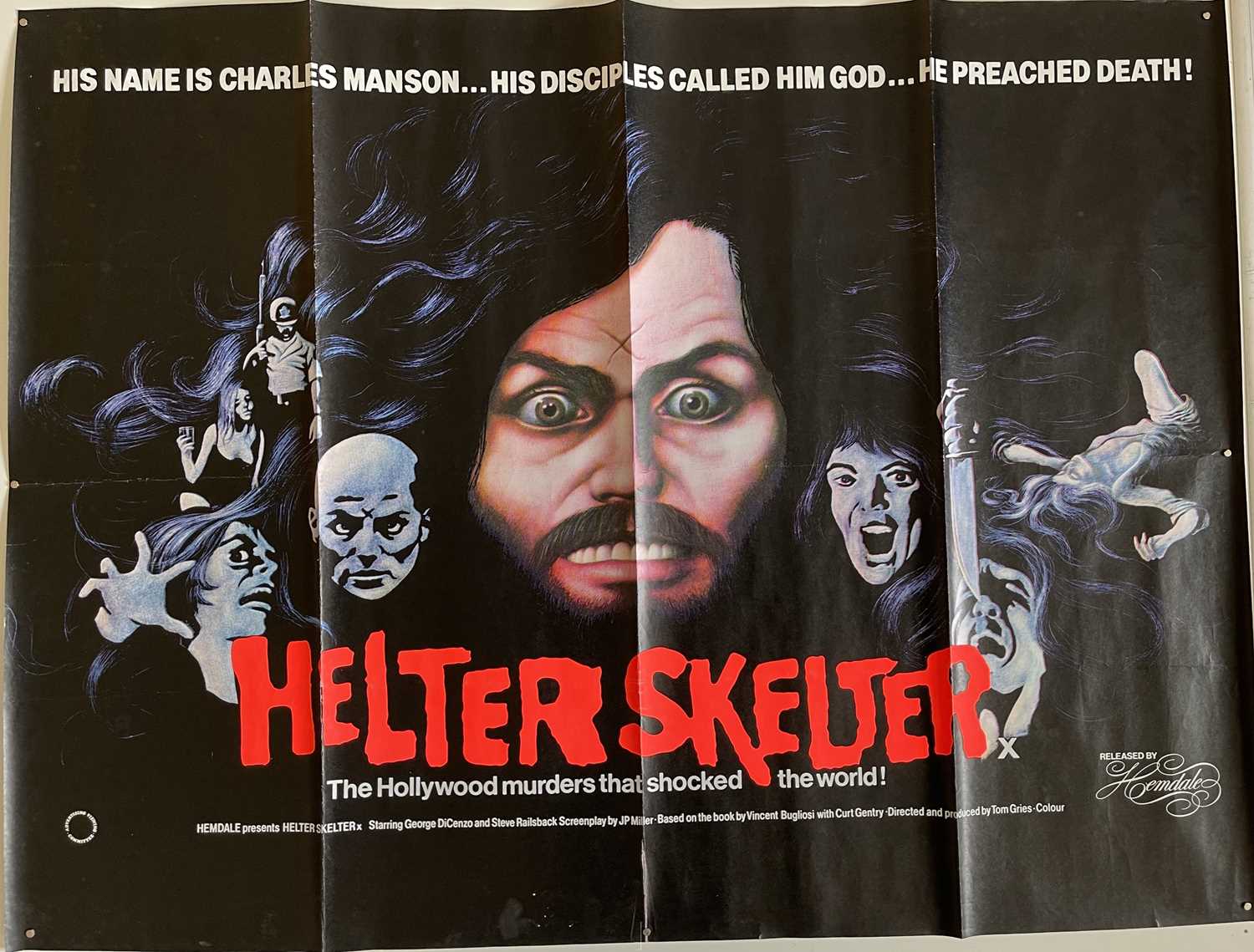 Lot 141 - HELTER SKELTER ORIGINAL FILM POSTER.